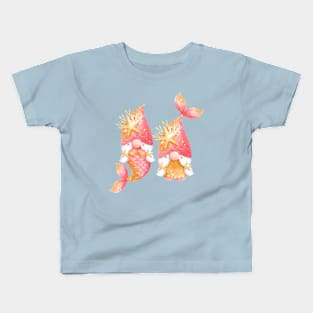 Cute Mermaid Gnomes Mermaid Lover Mermaid Life Kids T-Shirt